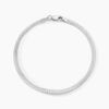 Histoire d'Or Bracelet Maille Thiane Argent Blanc
