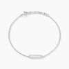 Histoire d'Or Bracelet Saddie Argent Blanc