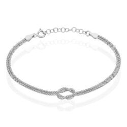 Histoire d'Or Bracelet Deauville Argent Blanc