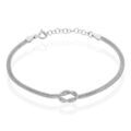Histoire d'Or Bracelet Deauville Argent Blanc