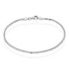 Histoire d'Or Bracelet Sherihane Maille Palmier Argent Blanc