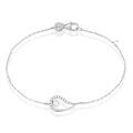 Histoire d'Or Bracelet Akiko Argent Blanc Perle De Culture Et Oxyde De Zirconium