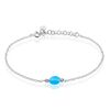 Histoire d'Or Bracelet Corelana Argent Blanc Pierre De Synthese
