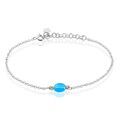 Histoire d'Or Bracelet Corelana Argent Blanc Pierre De Synthese