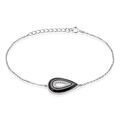 Histoire d'Or Bracelet Boyce Argent Blanc C&eacute;ramique Oxyde De Zirconium