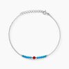Histoire d'Or Bracelet Behati Argent Blanc Corail Turquoise