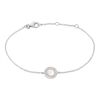 Histoire d'Or Bracelet Nawala Argent Blanc Oxyde De Zirconium Et Nacre