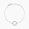 Bracelets sur Grenoble : Histoire d'Or Bracelet Ambroisie Argent Blanc Oxyde De Zirconium