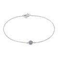 Histoire d'Or Bracelet Auxana Argent Blanc Oxyde De Zirconium