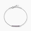 Bracelets sur Grenoble : Histoire d'Or Bracelet Rio Argent Blanc Oxyde De Zirconiu