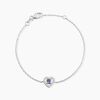 Histoire d'Or Bracelet Suzon Argent Blanc Oxyde De Zirconium