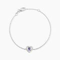 Bracelets sur Grenoble : Histoire d'Or Bracelet Suzon Argent Blanc Oxyde De Zirconium