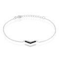 Histoire d'Or Bracelet Irina Argent Blanc Oxyde De Zirconium