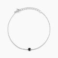 Bracelets sur Grenoble : Histoire d'Or Bracelet Lylwenn Argent Blanc Oxyde De Zirconium Noir