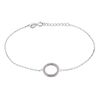 Histoire d'Or Bracelet Ambroisie Argent Blanc Oxyde De Zirconium