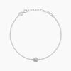 Histoire d'Or Bracelet Auxana Argent Blanc Oxyde De Zirconium