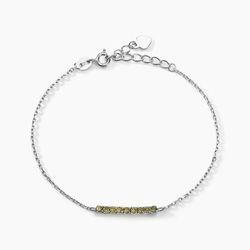 Histoire d'Or Bracelet Rio Tennis Argent Blanc Oxyde De Zirconium