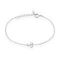 Histoire d'Or Bracelet Paesie Argent Blanc Oxyde De Zirconium