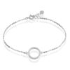 Histoire d'Or Bracelet Francesca Argent Blanc Oxyde De Zirconium