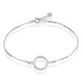 Histoire d'Or Bracelet Francesca Argent Blanc Oxyde De Zirconium