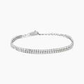 Histoire d'Or Bracelet Anthia Argent Blanc Oxyde De Zirconium