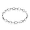 Histoire d'Or Bracelet Jonc Tehei Argent Blanc Oxyde De Zirconium