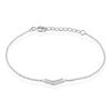Histoire d'Or Bracelet Irina Argent Blanc Oxyde De Zirconium