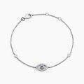 Histoire d'Or Bracelet Symbolique Argent Blanc Oxyde De Zirconium