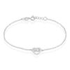 Histoire d'Or Bracelet Delicata Argent Blanc Oxyde De Zirconium