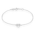 Histoire d'Or Bracelet Delicata Argent Blanc Oxyde De Zirconium