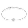 Histoire d'Or Bracelet Lorraine Argent Blanc Oxyde De Zirconium
