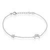 Histoire d'Or Bracelet Theoline Argent Blanc Oxyde De Zirconium