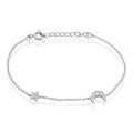 Histoire d'Or Bracelet Theoline Argent Blanc Oxyde De Zirconium