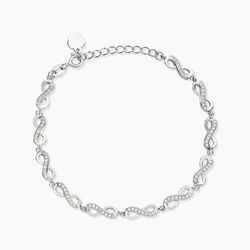 Histoire d'Or Bracelet Anka Argent Blanc Oxyde De Zirconium