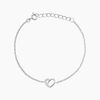 Histoire d'Or Bracelet Dorthea Argent Blanc Oxyde De Zirconium