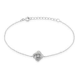 Histoire d'Or Bracelet Anasthase Argent Blanc Oxyde De Zirconium