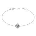 Histoire d'Or Bracelet Anasthase Argent Blanc Oxyde De Zirconium