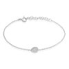 Histoire d'Or Bracelet Argent Tricoria Oxydes De Zirconium