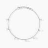 Histoire d'Or Bracelet Argent Collie Argent Blanc Oxyde