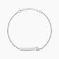 Bracelets sur Grenoble : Histoire d'Or Bracelet Argent Rosule Oxydes De Zirconium