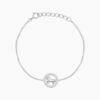 Histoire d'Or Bracelet Court Argent Blanc Ayeline Oxyde De Zirconium