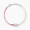Histoire d'Or Bracelet Infini Pop Argent Blanc Oxyde De Zirconium