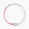 Histoire d'Or Bracelet Infini Pop Argent Blanc Oxyde De Zirconium
