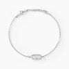 Histoire d'Or Bracelet Infini Pop Argent Blanc Oxyde De Zirconium