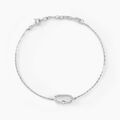 Histoire d'Or Bracelet Infini Pop Argent Blanc Oxyde De Zirconium