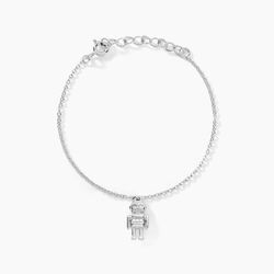 Histoire d'Or Bracelet Wallie Argent Blanc Oxyde De Zirconium