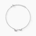 Bracelets sur Grenoble : Histoire d'Or Bracelet Thecla Argent Blanc Oxyde De Zirconium
