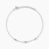 Histoire d'Or Bracelet Gypsie Argent Blanc Oxyde De Zirconium