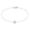 Bracelets sur Grenoble : Histoire d'Or Bracelet Argent Blanc Lylwenn Oxyde De Zirconium