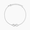 Histoire d'Or Bracelet Lou Argent Blanc Oxyde De Zirconium